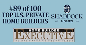 89 of 100 top us private home builders shaddock homes